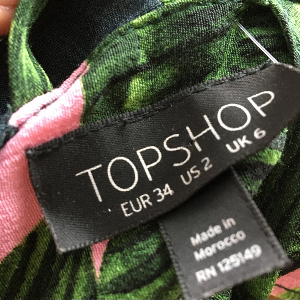 Top shop palm dress - Picture 2 of 2